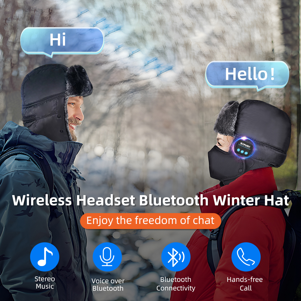 Trapper Hat Ear Flap - Winter Trapper Hat for Men Women