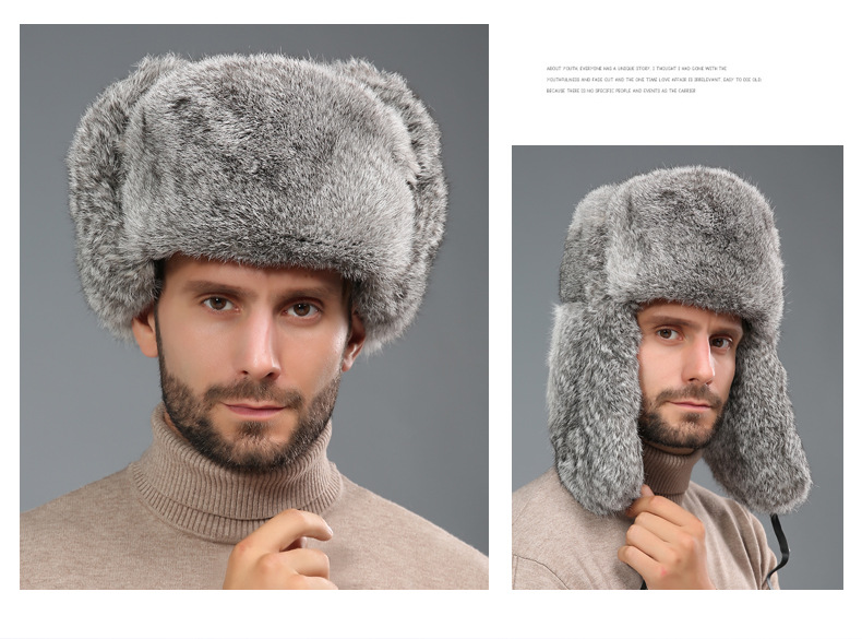 Trapper Hat Ear Flap - Bomber Hats Fashion China Northeast Big