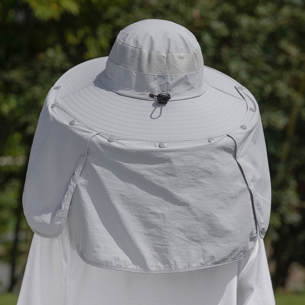 Bucket Hat Cotton - Simple Cloth Men Sun Hat Neck