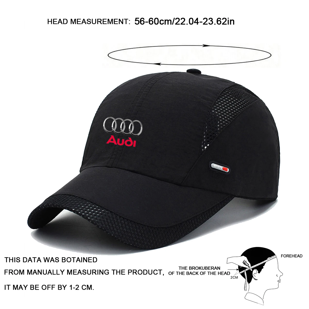 Trucker Cap Mesh - 1PC Breathable Mesh Baseball Cap Adjustable