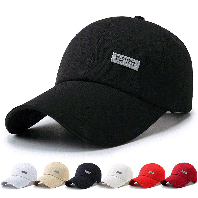Dad Hat Cotton - 1Pcs Long Brimmed Baseball Cap Fashion