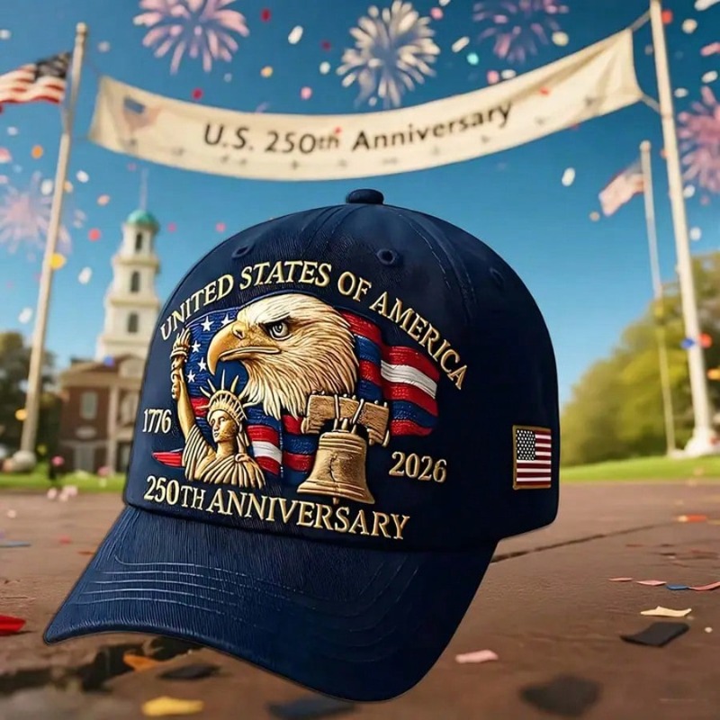 Skull Cap Helmet Liner - 1pc Men's USA 250th Anniversary 1776-2026