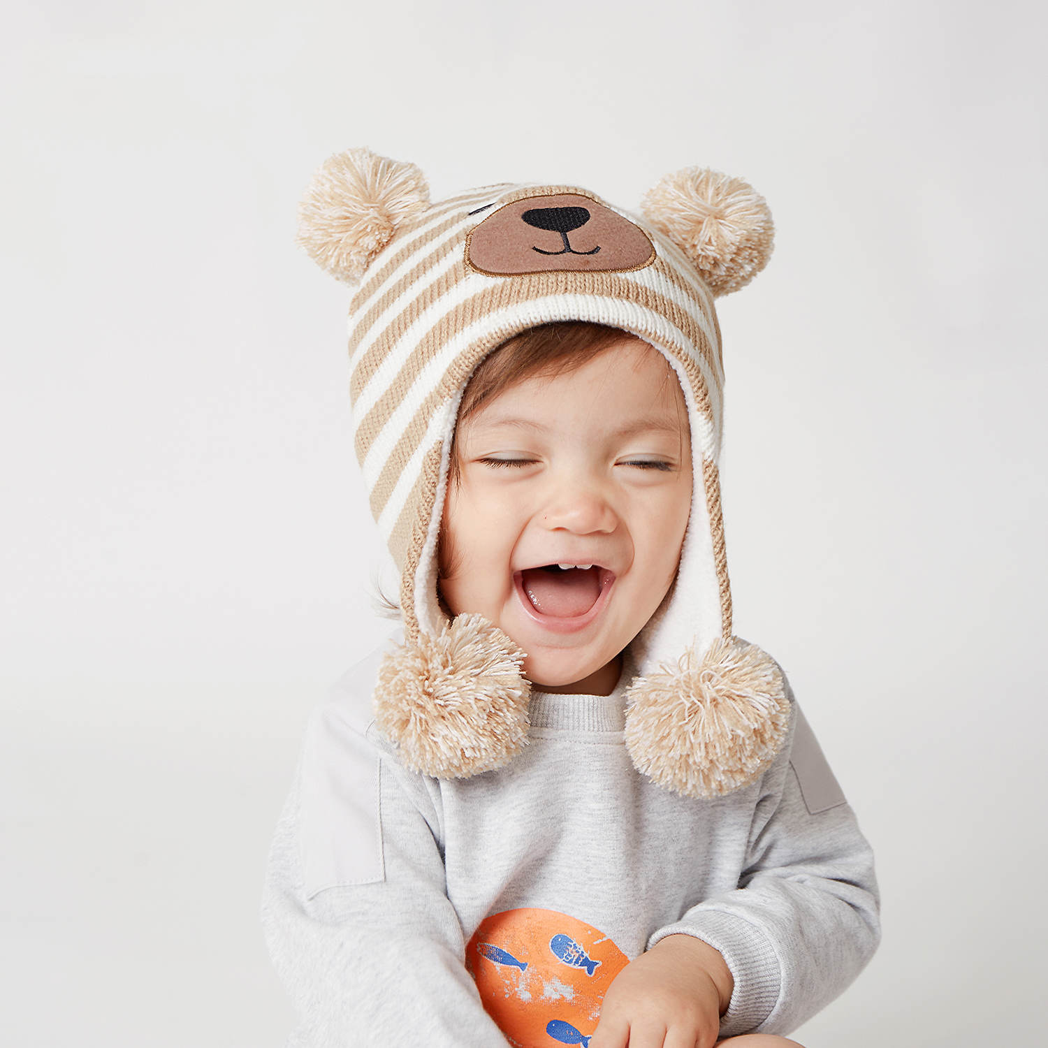 Trapper Hat Ear Flap - Baby Winter Warm Trapper Hat 0.5-4Y