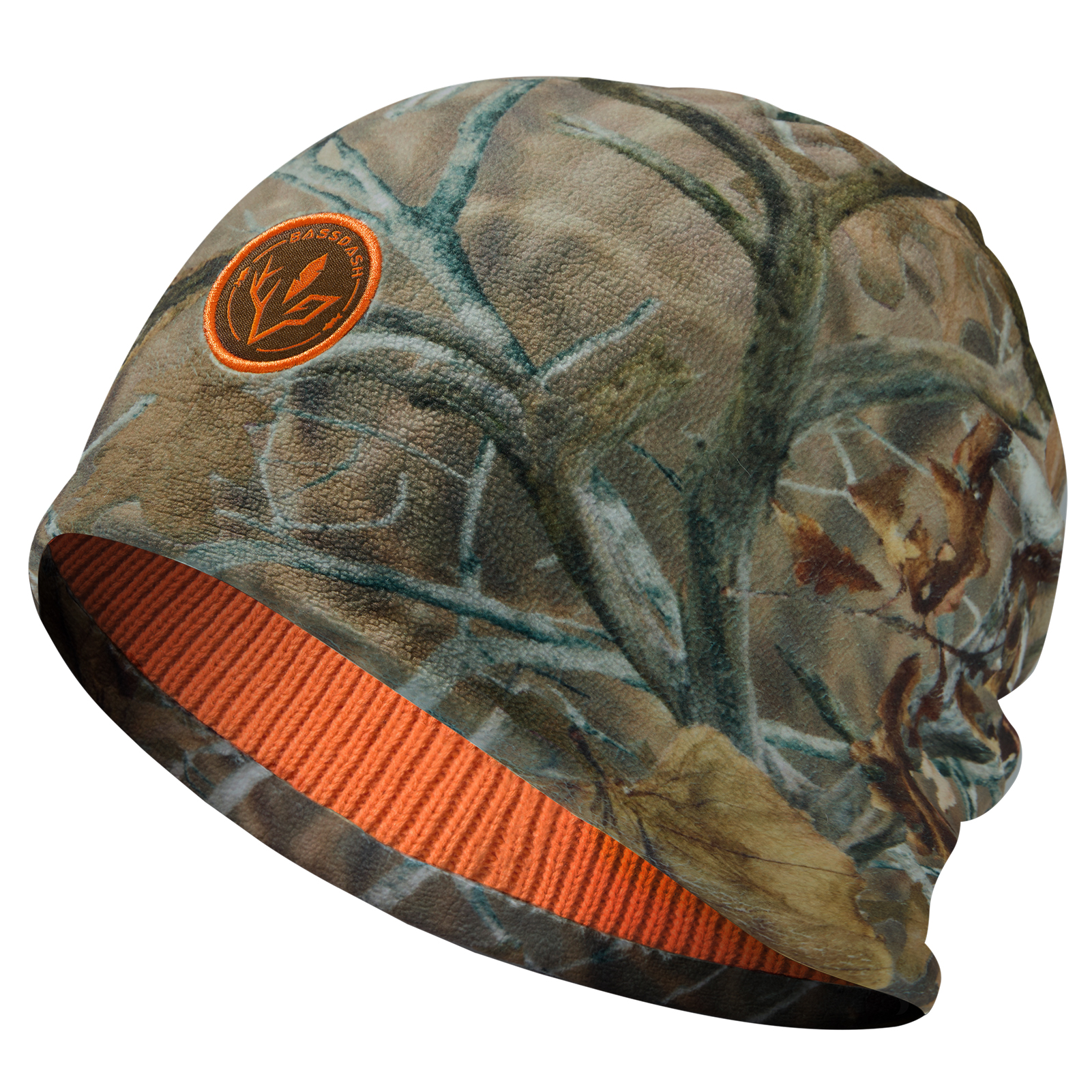 Beanie Cuffed Knit - BASSDASH Reversible Windproof Fleece Winter Beanie