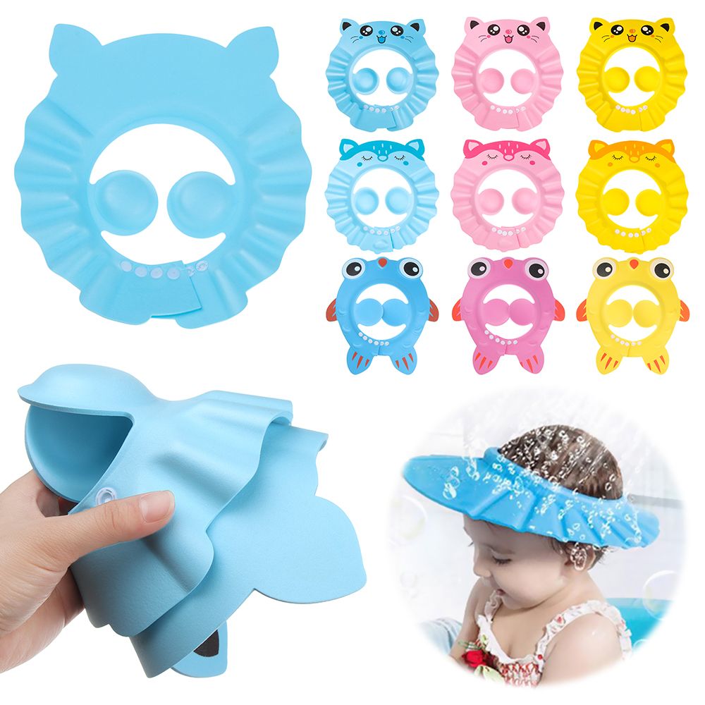 Swim Hat Silicone - Ear Protection Waterproof Adjustable Eye Protection