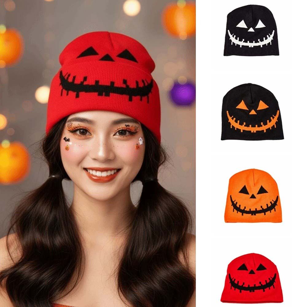 Knitted Fabric Pumpkin Beanie  - огляд і ціна Beanie Cuffed Knit
