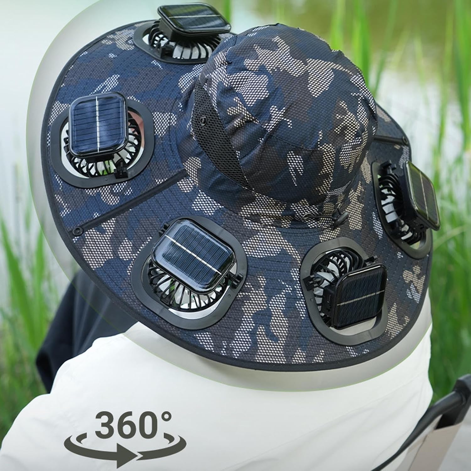 2026 Hot Summer 6 Fans Visor C - огляд і ціна Visor Sun Hat