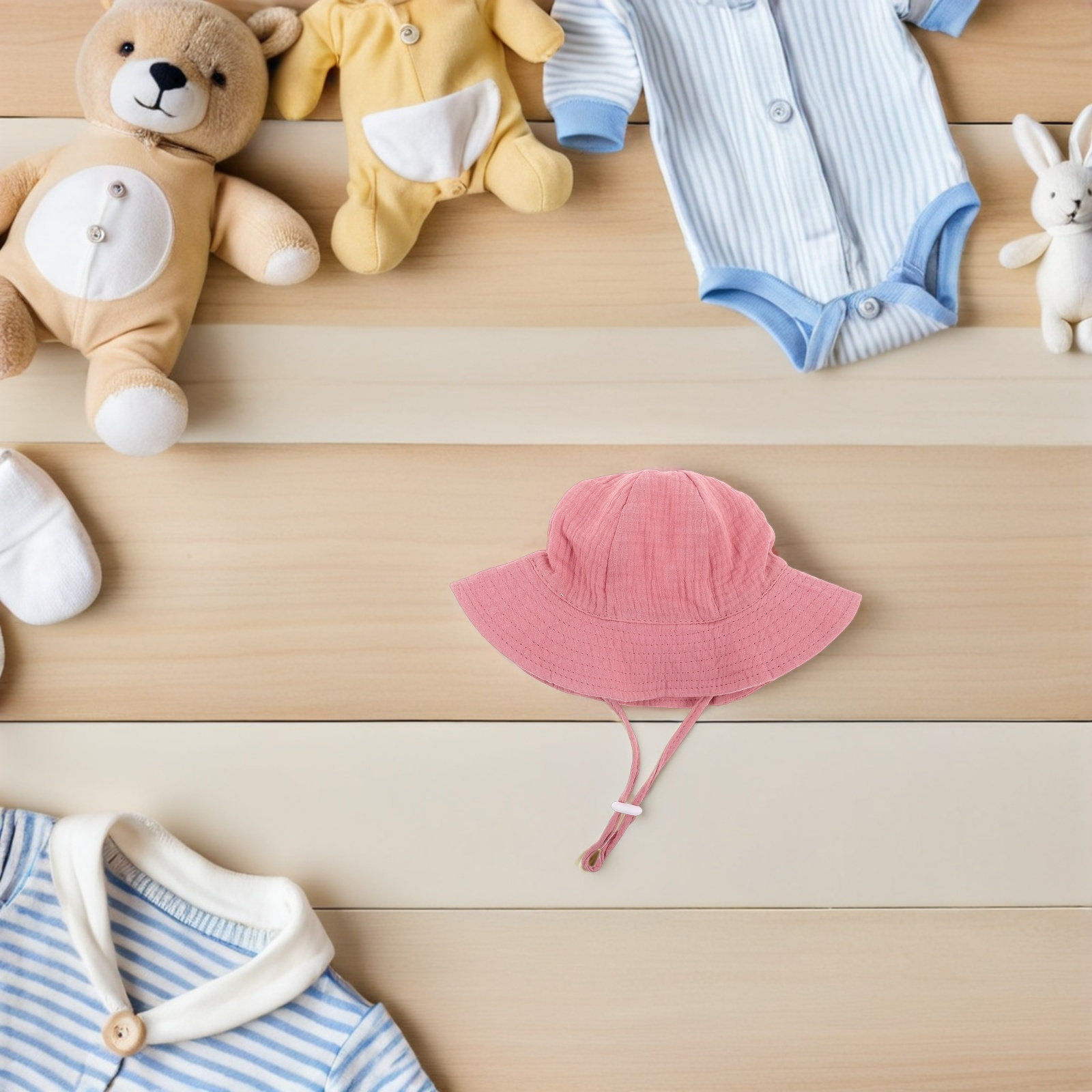 Toddler Sun Hat Cotton Bucket  - огляд і ціна Sun Hat Wide Brim