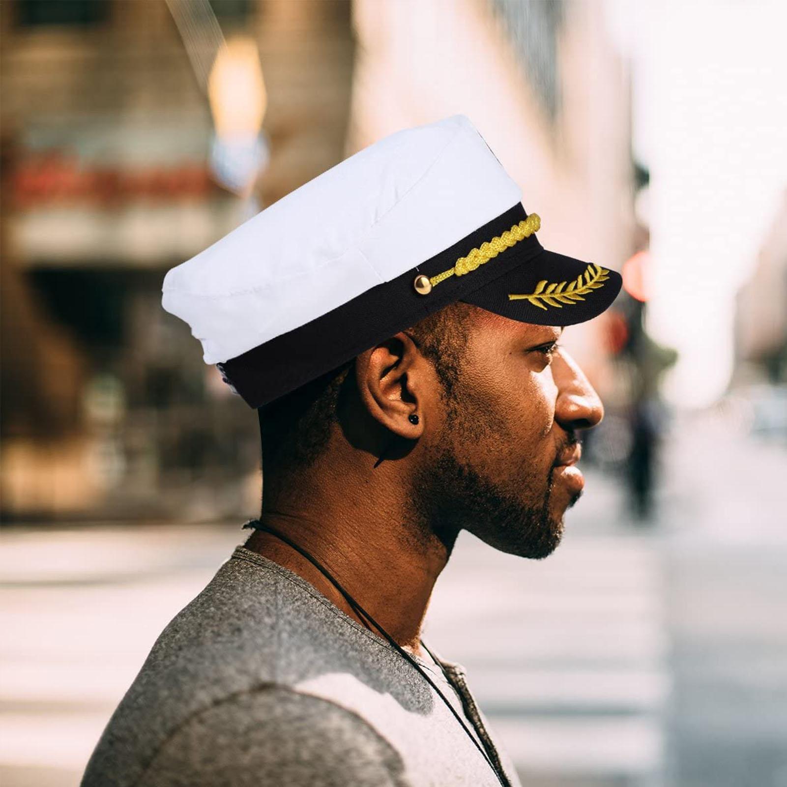 Adult Yacht-Sailor Captain Hat - огляд і ціна Snapback Hat Flat