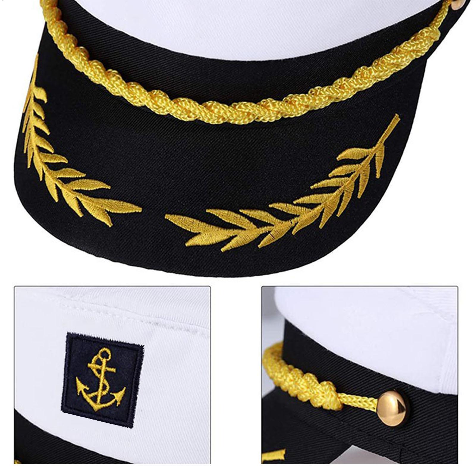 Adult Yacht-Sailor Captain Hat - огляд і ціна Snapback Hat Flat