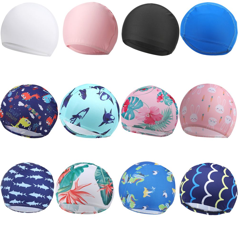 Cartoon  Children Boys Girls H - огляд і ціна Swim Hat Silicone