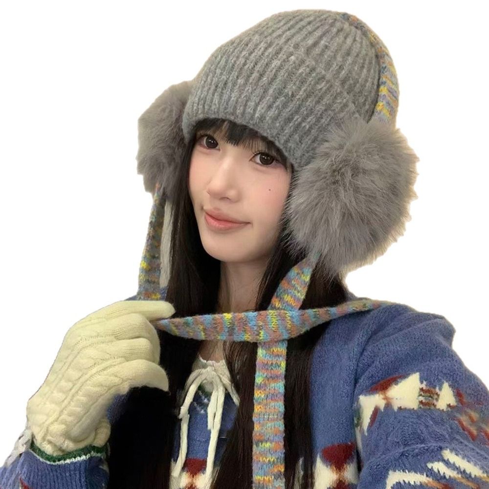 Daily Knit Ear Flap Beanie Fle - огляд і ціна Beanie Cuffed Knit