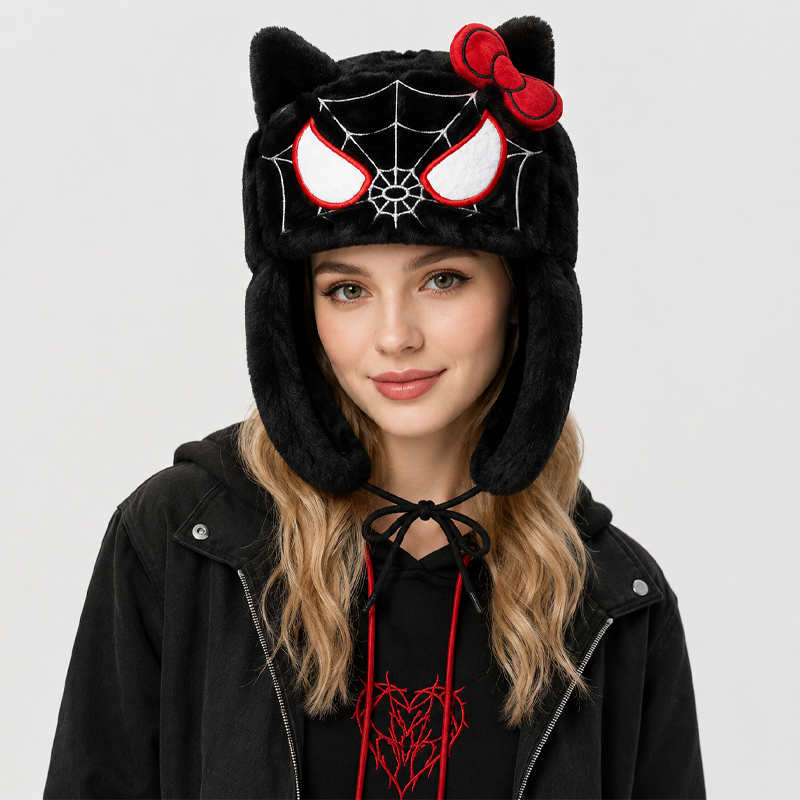Unisex Plush Cat Earflap Hat S - огляд і ціна Winter Trapper Hat