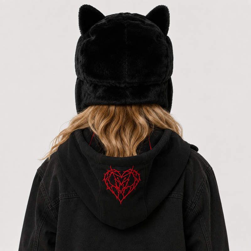 Unisex Plush Cat Earflap Hat S - огляд і ціна Winter Trapper Hat