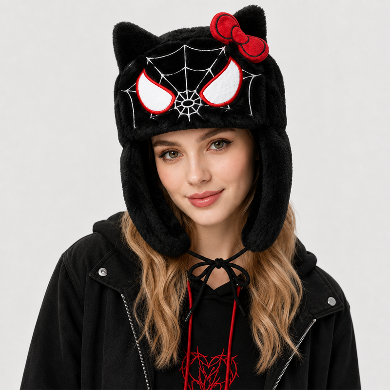 Unisex Plush Cat Earflap Hat S - огляд і ціна Winter Trapper Hat