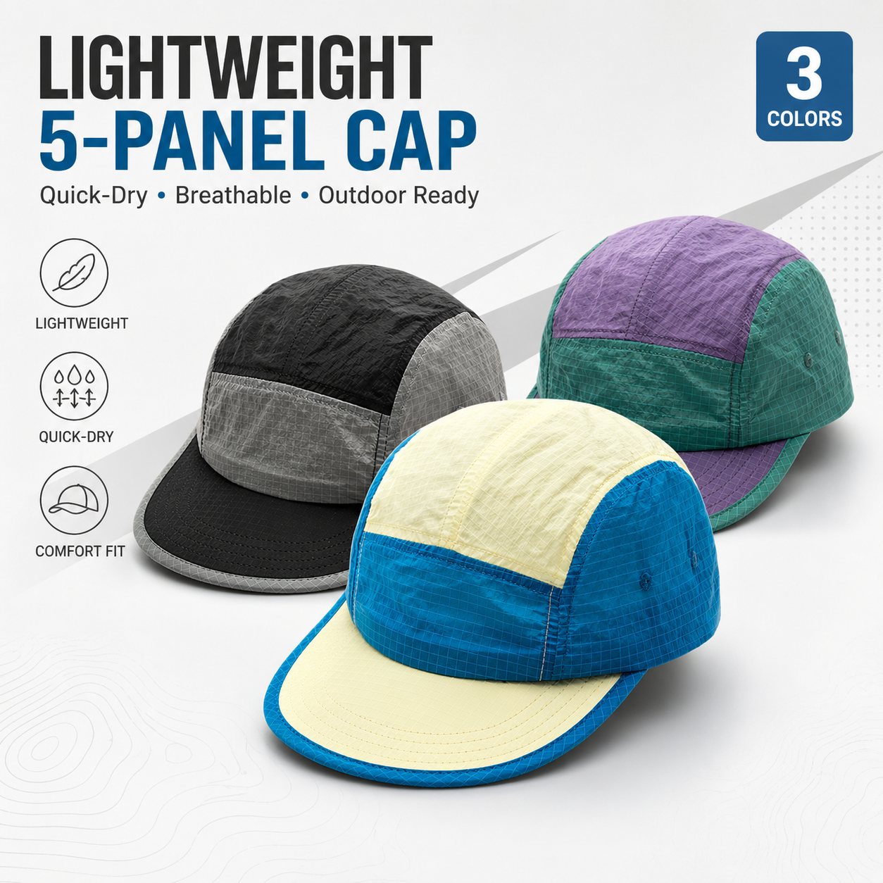 Unisex 5 Panel Camp Cap Ripsto - огляд і ціна Corduroy Cap 5 Panel