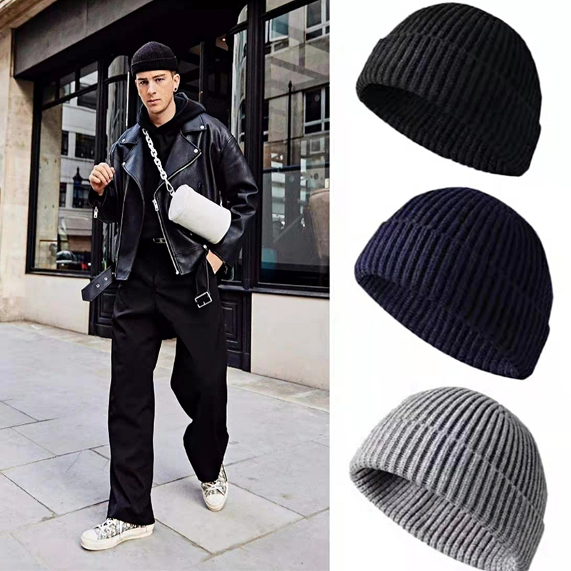 Winter Warm Unisex Wool Beanie - огляд і ціна Beanie Cuffed Knit