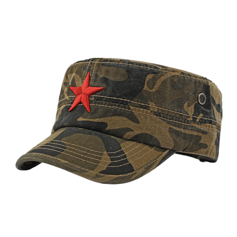 Men's Camouflage Flat Top Base - огляд і ціна Dad Hat Cotton