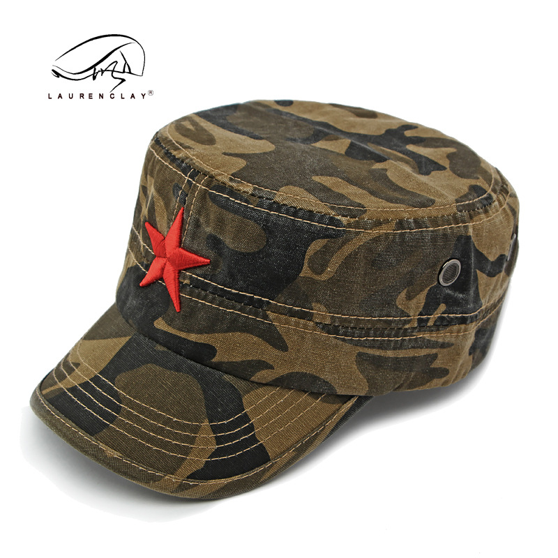 Men's Camouflage Flat Top Base - огляд і ціна Dad Hat Cotton