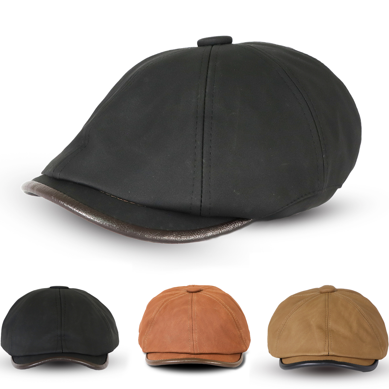 Men's Octagonal Newsboy Hat Wa - огляд і ціна Newsboy Cap Ivy