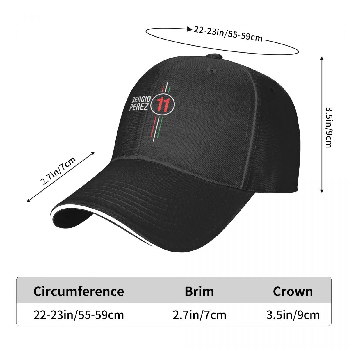 Sergio Perez F1 Car Racing Was - огляд і ціна Golf Cap Dad