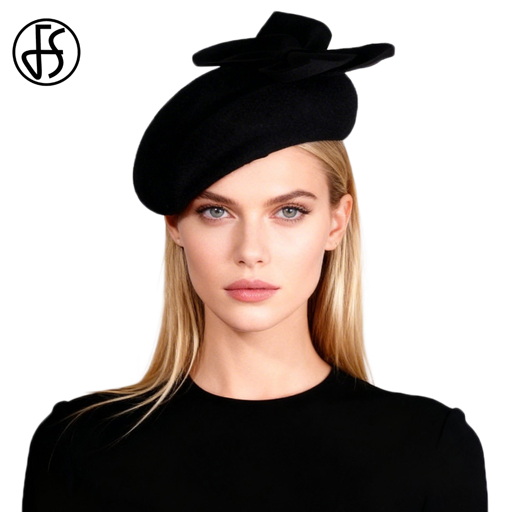 FS Black White Wool French Ber - огляд і ціна Beret French Wool