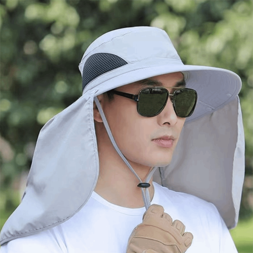 Casual Cloth Men Sun Hat Neck  - огляд і ціна Visor Sun Hat