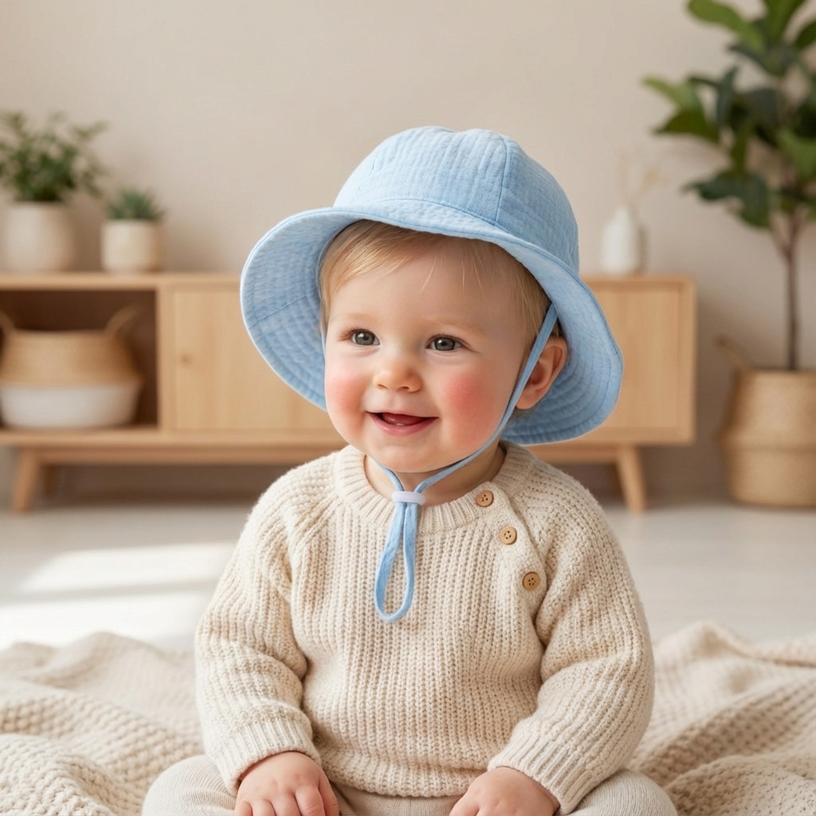 Kids' Baby Solid Color Soft Fo - огляд і ціна Visor Sun Hat