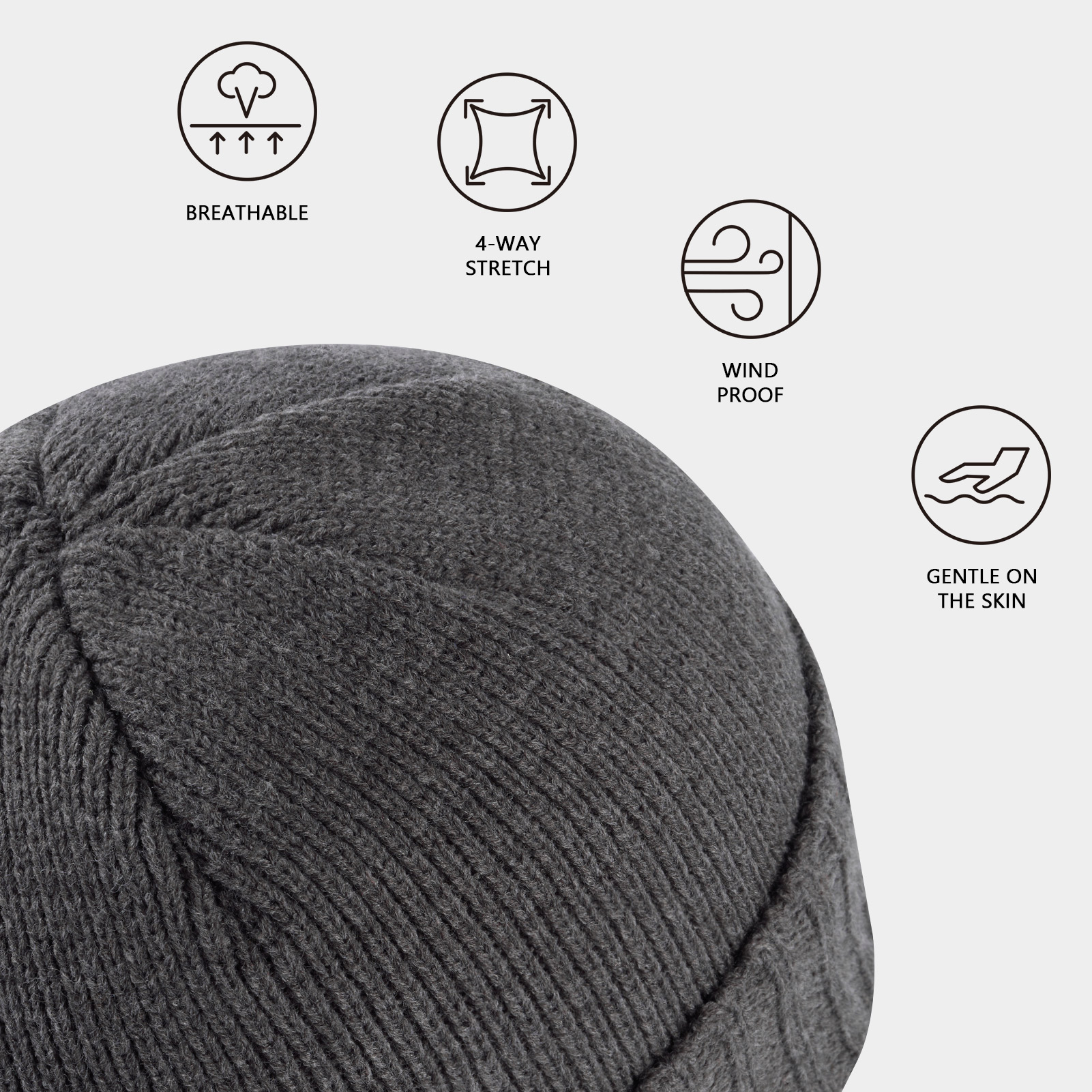 BASSDASH Winter Beanie Hats wi - огляд і ціна Beanie Cuffed Knit