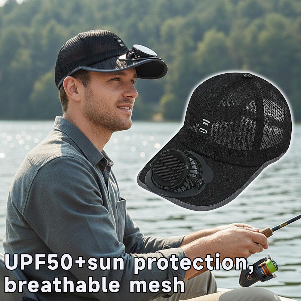 Mesh Baseball Hat With Solar P - огляд і ціна Golf Cap Dad