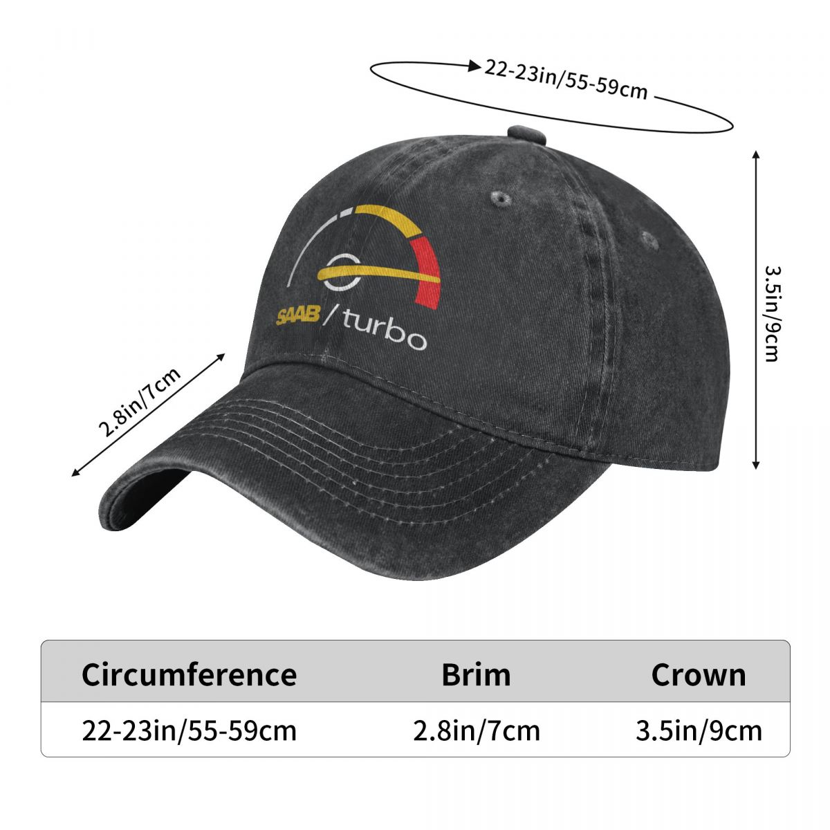 Washed Men's Baseball Cap Turb - огляд і ціна Golf Cap Dad
