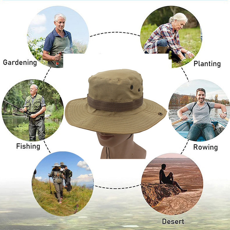 Men & Women Sun Hat Camouflage - огляд і ціна Boonie Hat Tactical