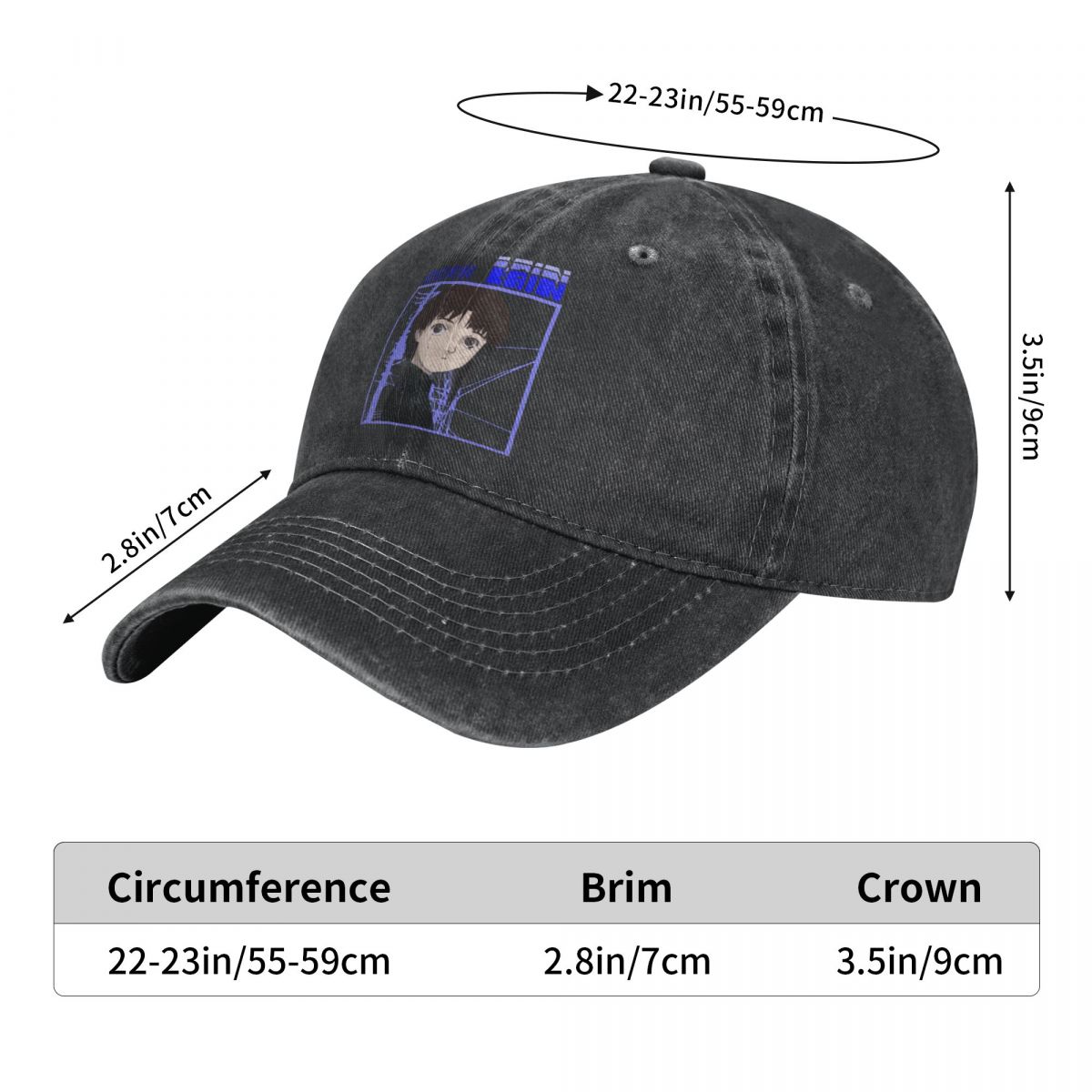 Washed Men's Baseball Cap Blue - огляд і ціна Golf Cap Dad