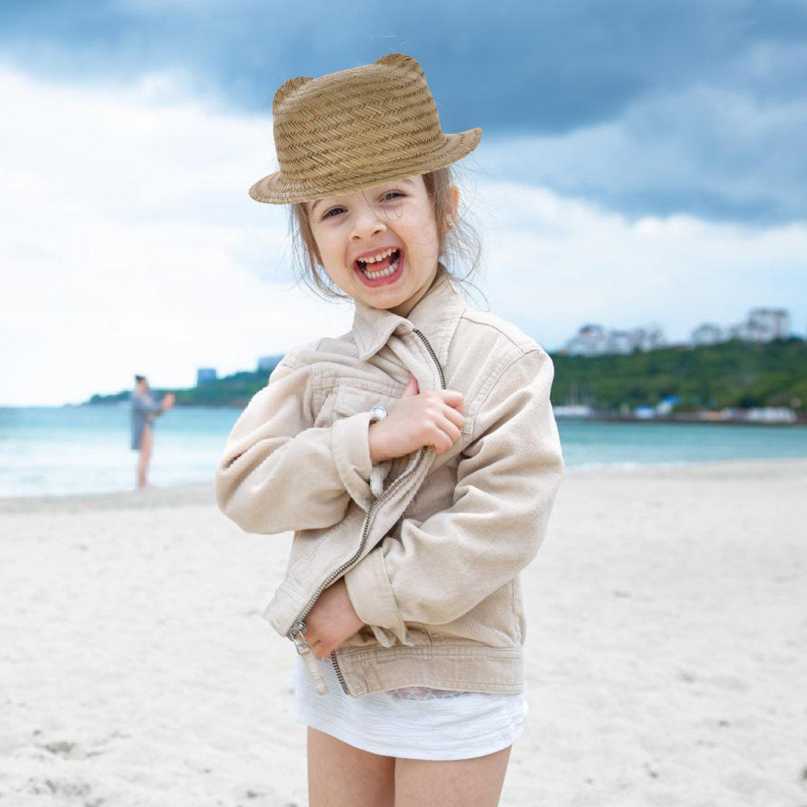 Kids Straw Sun Hat Wide Brim W - огляд і ціна Sun Hat Wide Brim