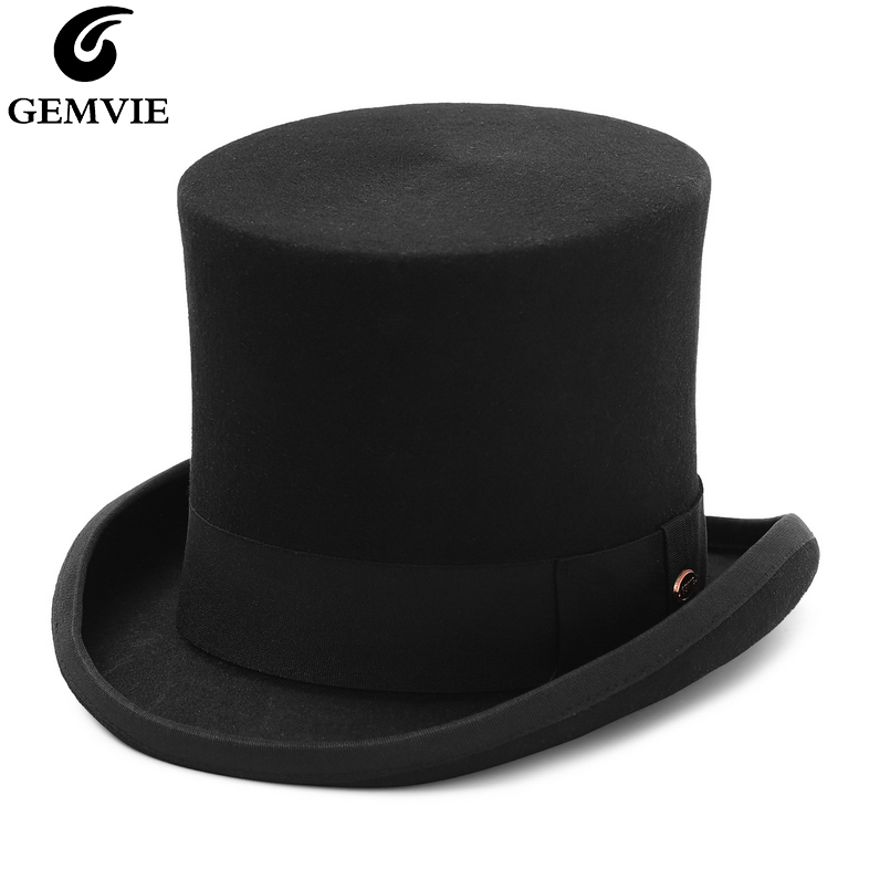 GEMVIE 17cm 100% Wool Felt Top - огляд і ціна Fedora Hat Wool