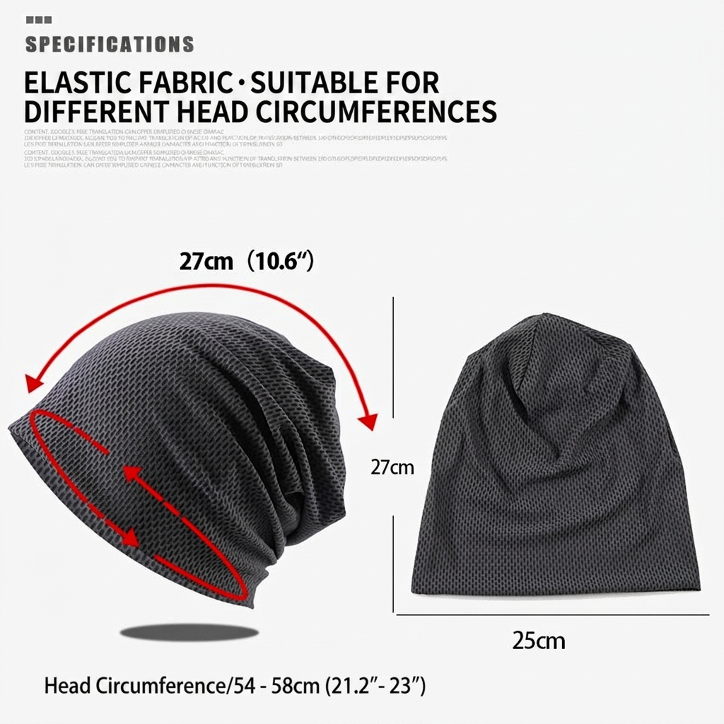 Breathable Mesh Running Beanie - огляд і ціна Skull Cap Helmet Liner