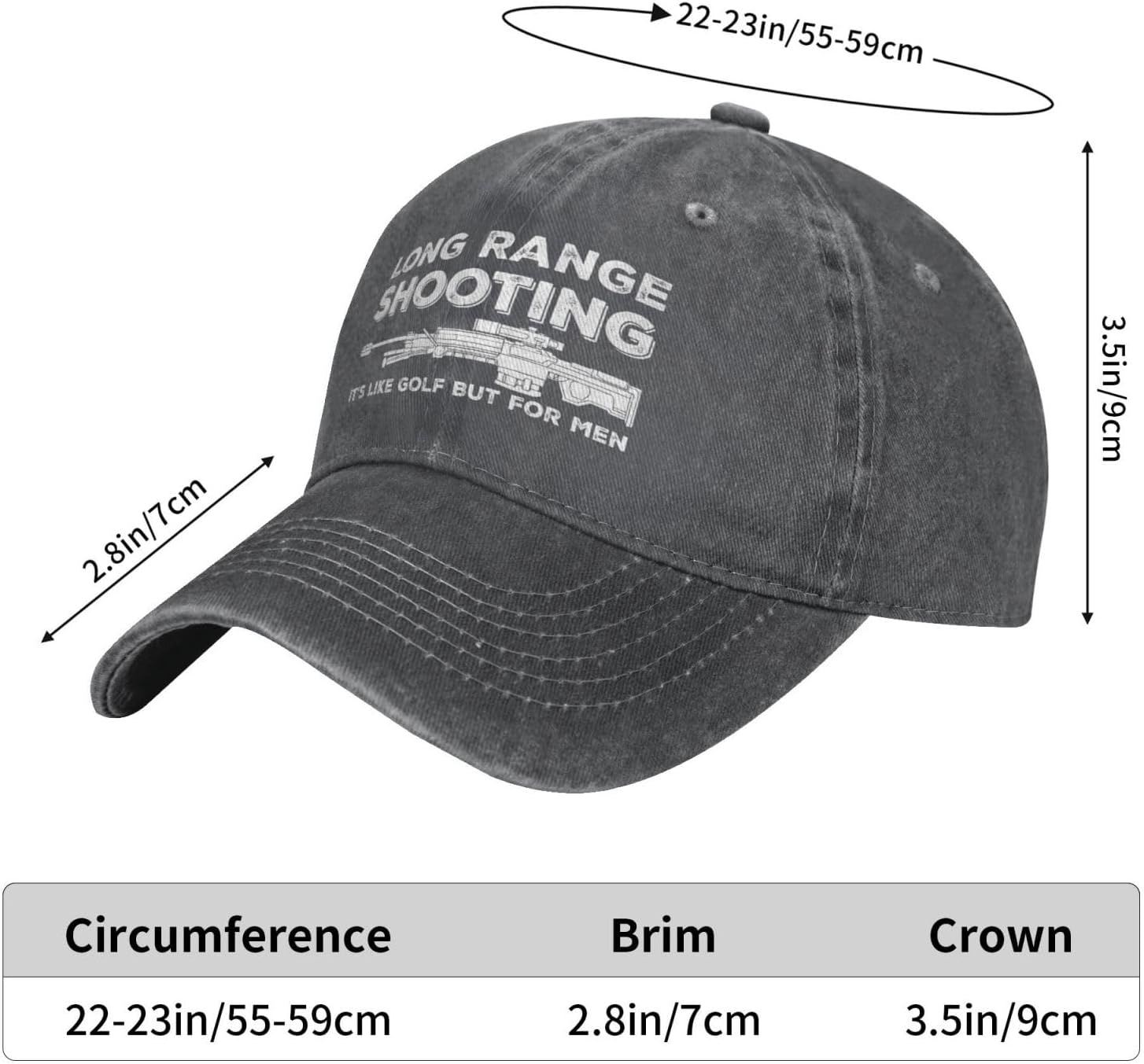 Funny Hat Long Ranges Shooting - огляд і ціна Golf Cap Dad