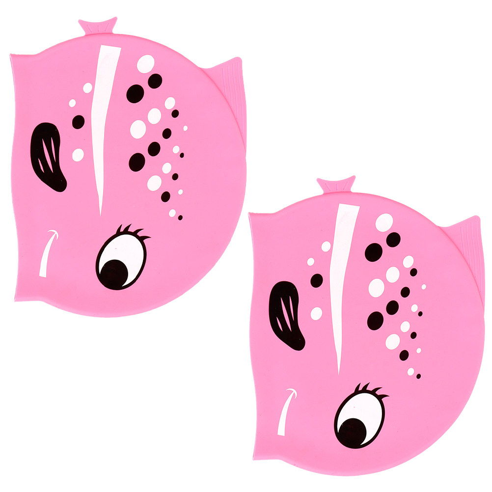 2Pcs Childrens Silicone Swimmi - огляд і ціна Swim Hat Silicone