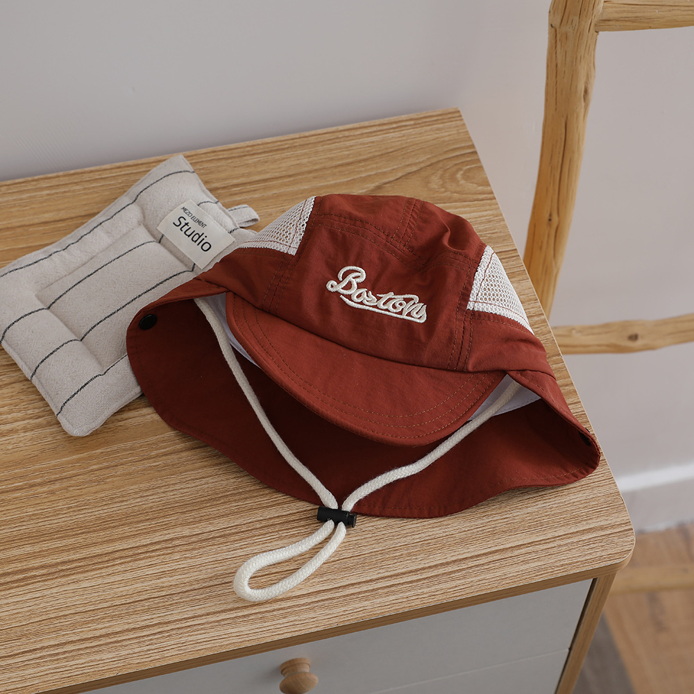Letter Embroidered Baby Sun Ha - огляд і ціна Bucket Hat Cotton