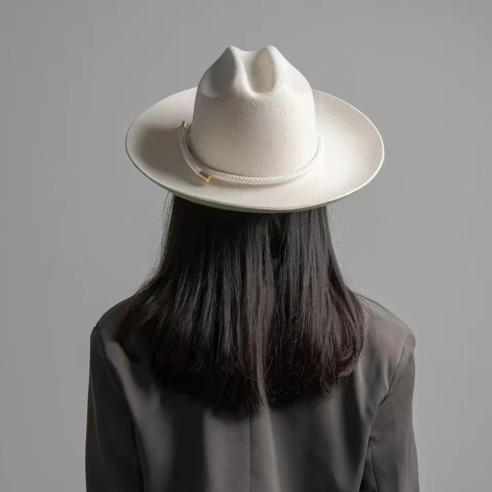 2025  New retro ins chic winte - огляд і ціна Fedora Hat Wool