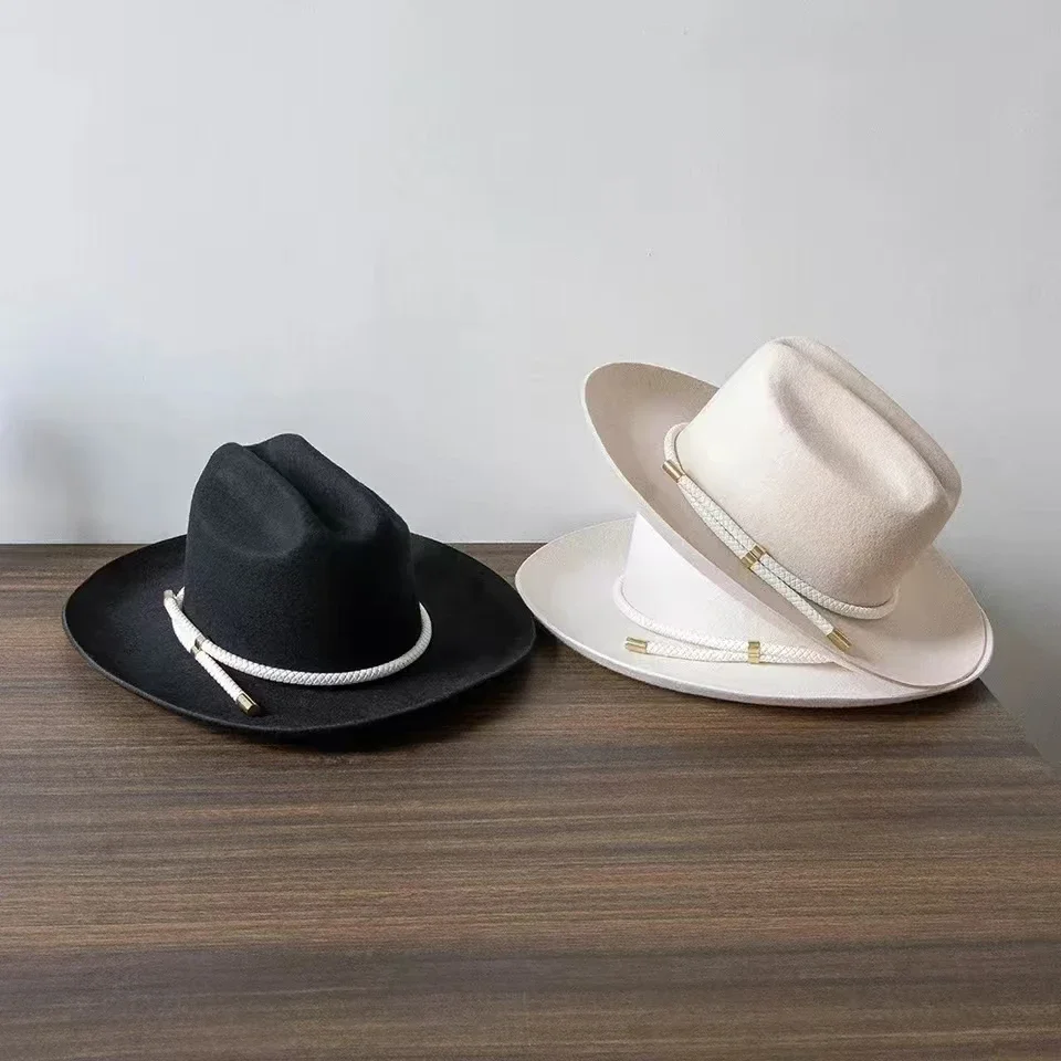 2025  New retro ins chic winte - огляд і ціна Fedora Hat Wool