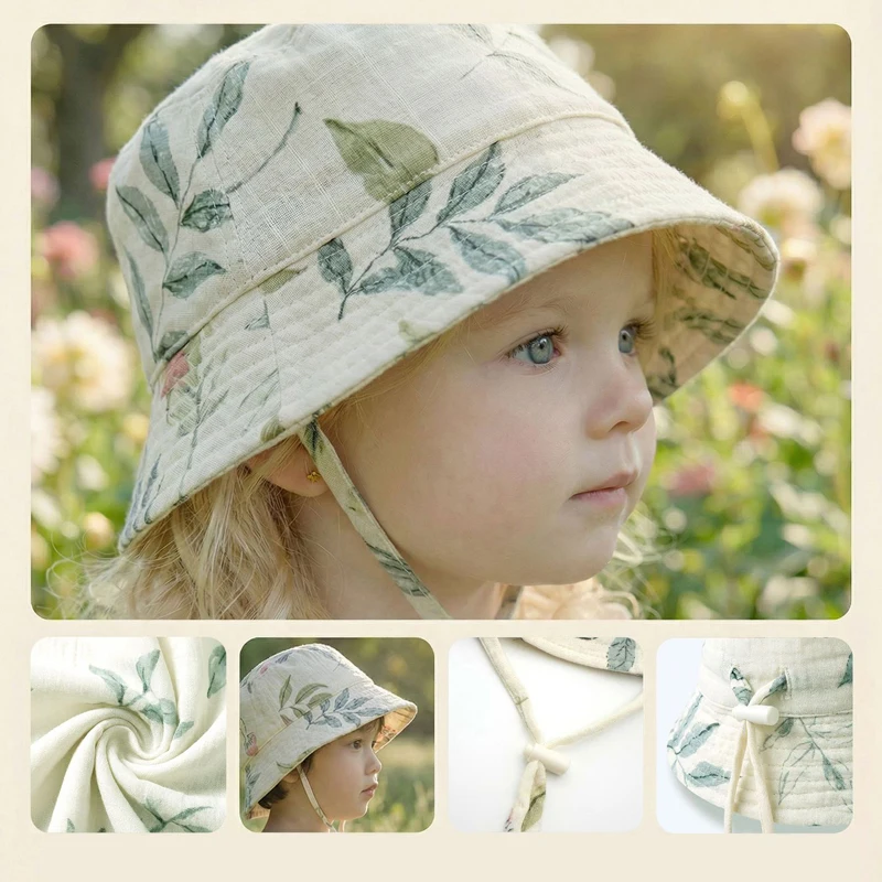 Muslin Baby Summer Hat Adjusta - огляд і ціна Bucket Hat Cotton