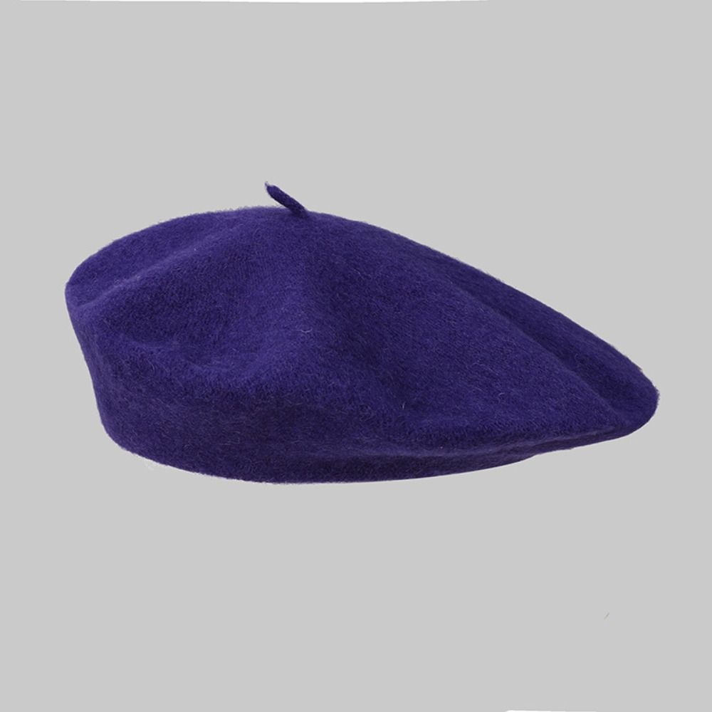 Solid Color Elegant Lady All M - огляд і ціна Beret French Wool