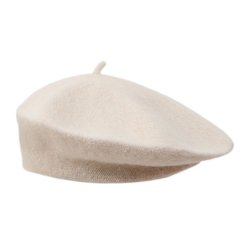 Solid Color Elegant Lady All M - огляд і ціна Beret French Wool