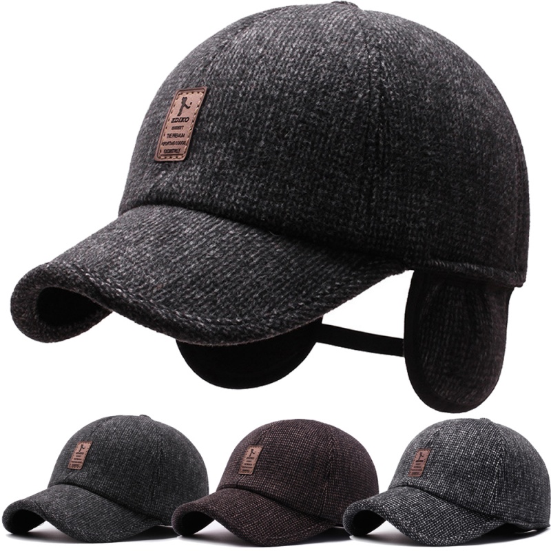 Men Autumn Winter Warm Cotton  - огляд і ціна Golf Cap Dad