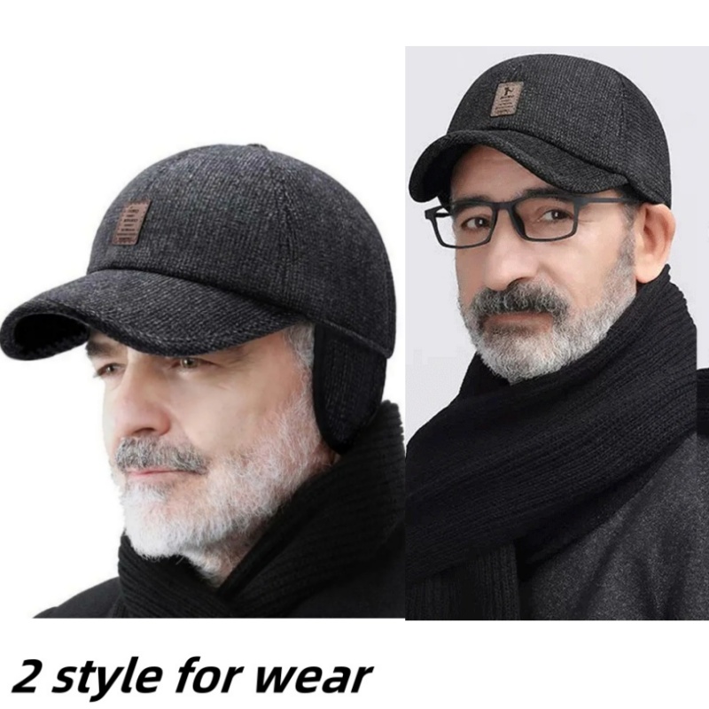 Men Autumn Winter Warm Cotton  - огляд і ціна Golf Cap Dad