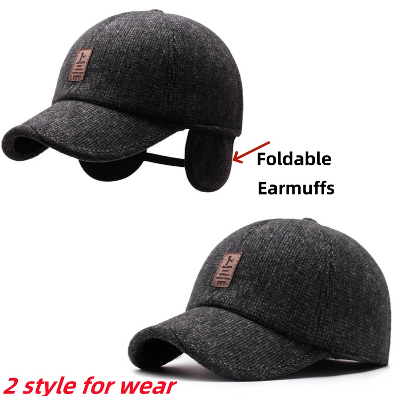 Men Autumn Winter Warm Cotton  - огляд і ціна Golf Cap Dad