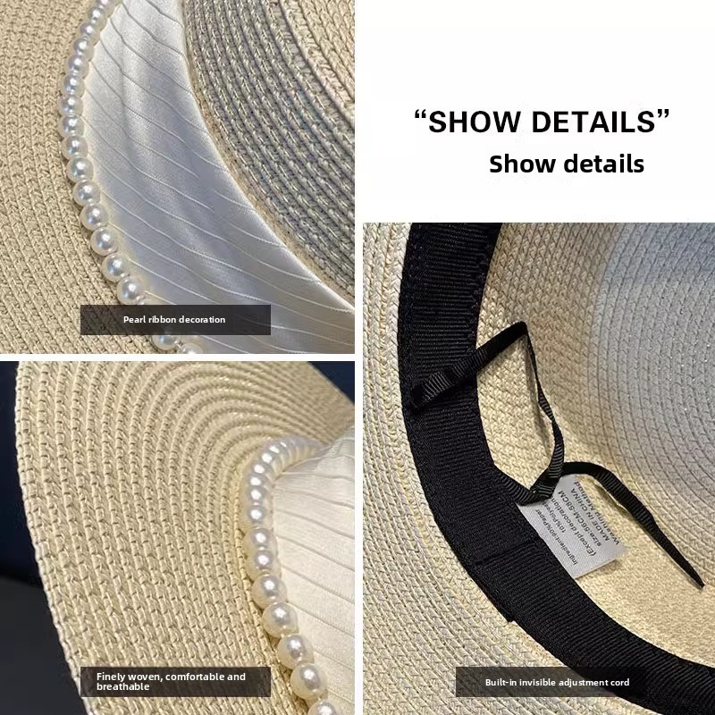 2025 New Style Hat Retro Flat  - огляд і ціна Sun Hat Wide Brim