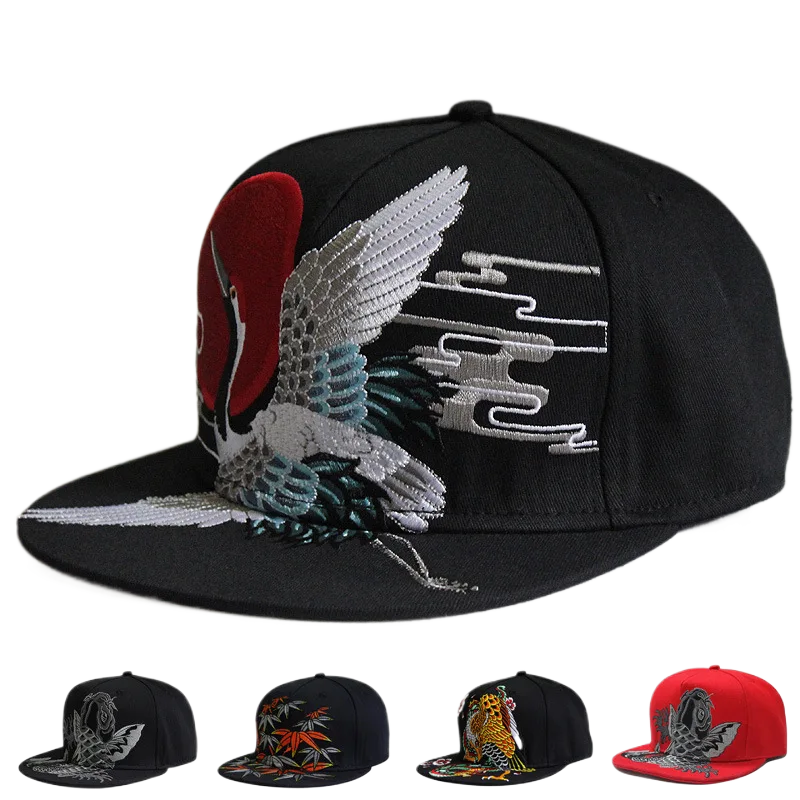 Men Flat Hat Hip Hop Snapback  - огляд і ціна Snapback Hat Flat