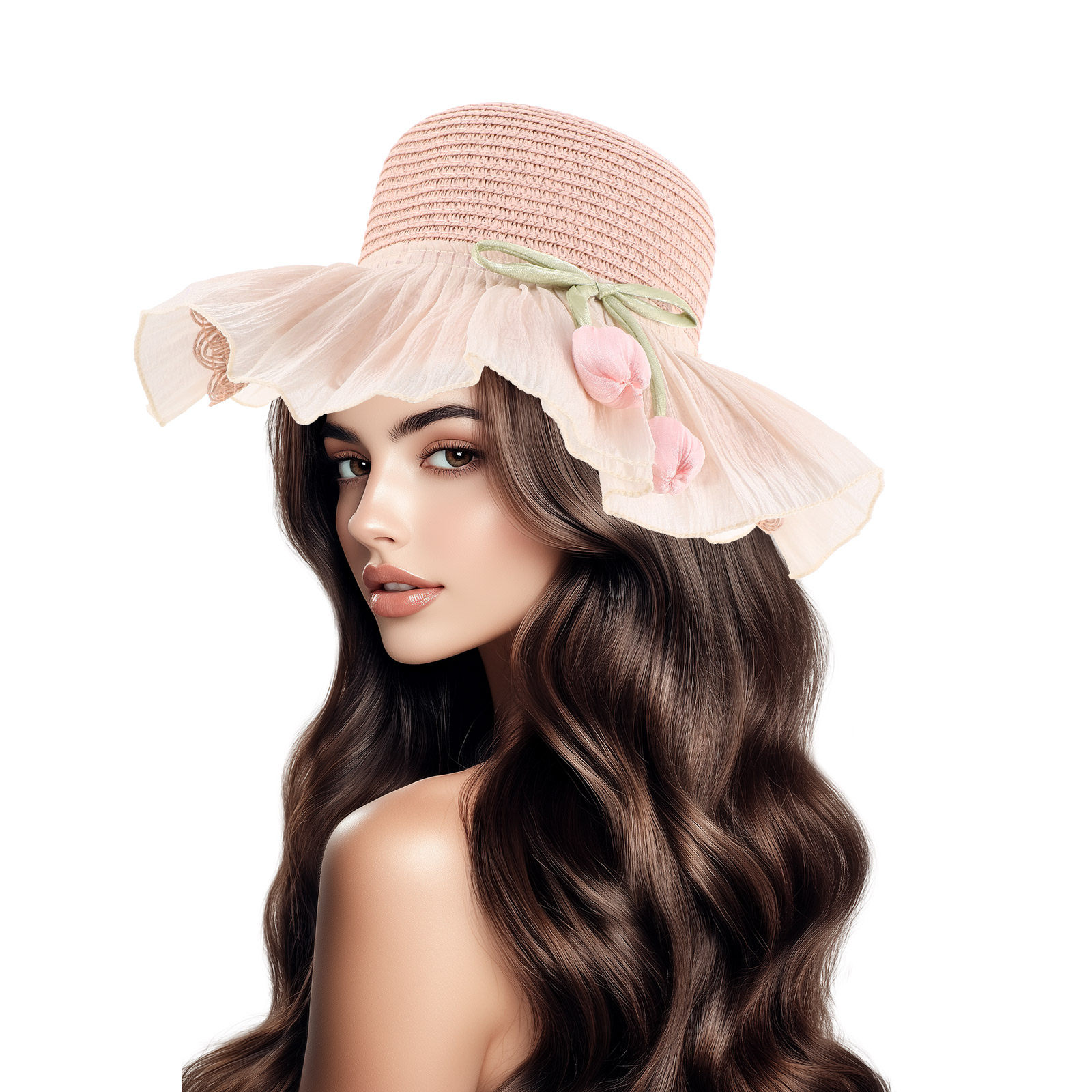 Girl Summer Straw Sun Hat Wide - огляд і ціна Sun Hat Wide Brim